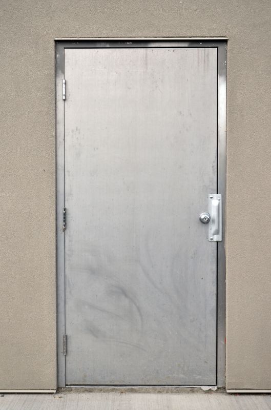 Repaired Commercial Door