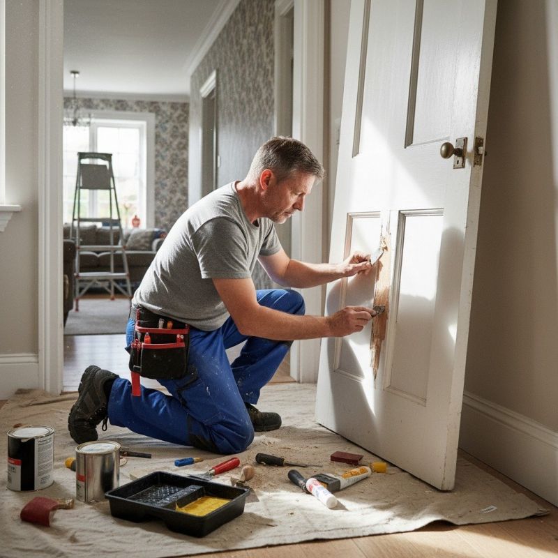 Interior Door Repair detail